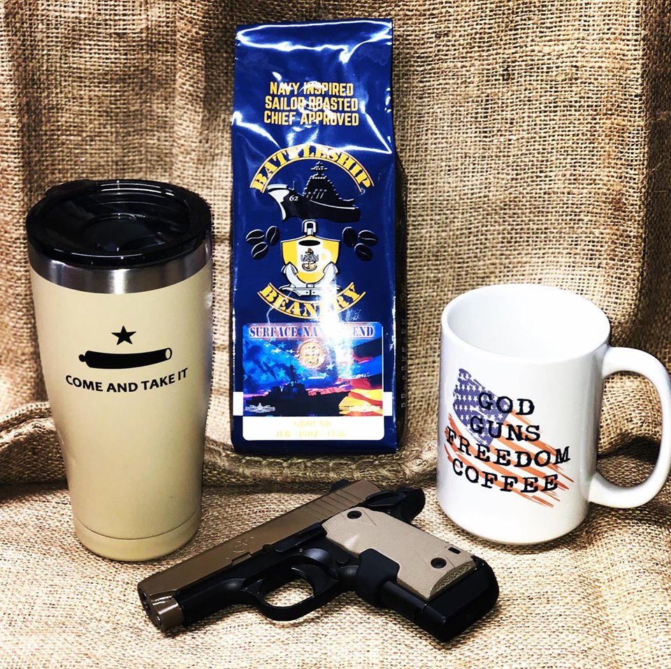 Battleship Beanery Coffee Surface Navy