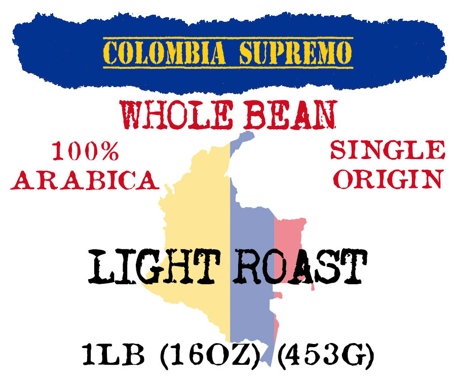 Micro-Roast Coffee Colombia Supremo NAVY COFFEE