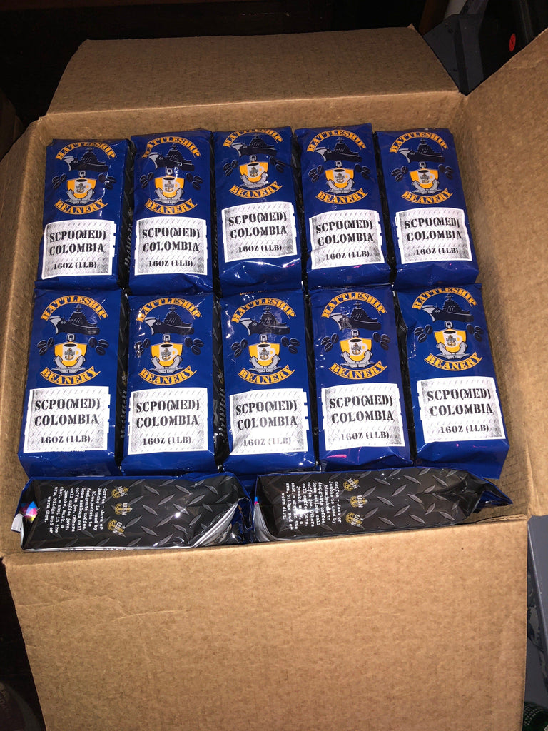 Micro-Roast Coffee Beans - Colombia Supremo NAVY COFFEE