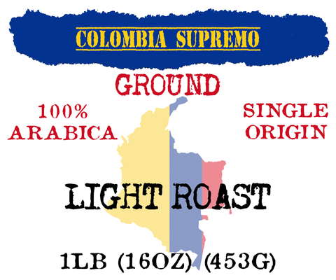 Micro-Roast Coffee Colombia Supremo NAVY COFFEE